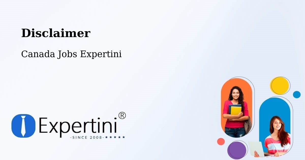 Disclaimer – Rawdon - Canada Jobs Expertini