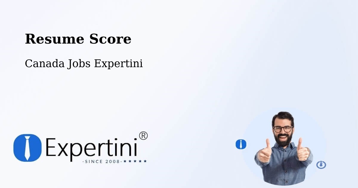 Resume Score & Job Description Match Tool – Rawdon - Canada Jobs Expertini